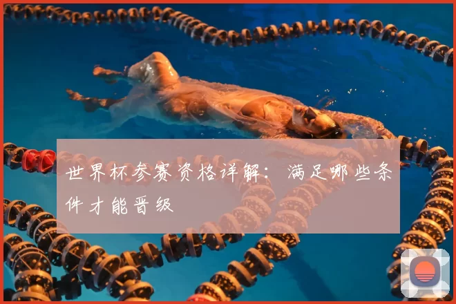 世界杯参赛资格详解：满足哪些条件才能晋级