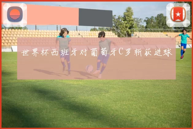 世界杯西班牙对葡萄牙C罗斩获进球
